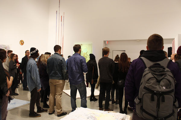 opening reception, installation view