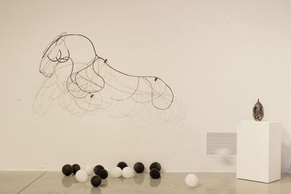 An Exhibition in Black and White, installation view
