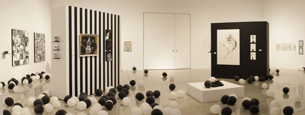 An Exhibition in Black and White, installation view (panorama)