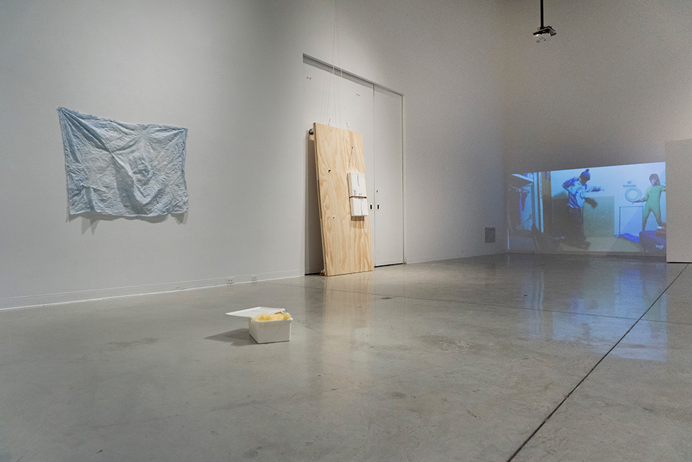 Installation view of the Artlab's current MFA exhibition