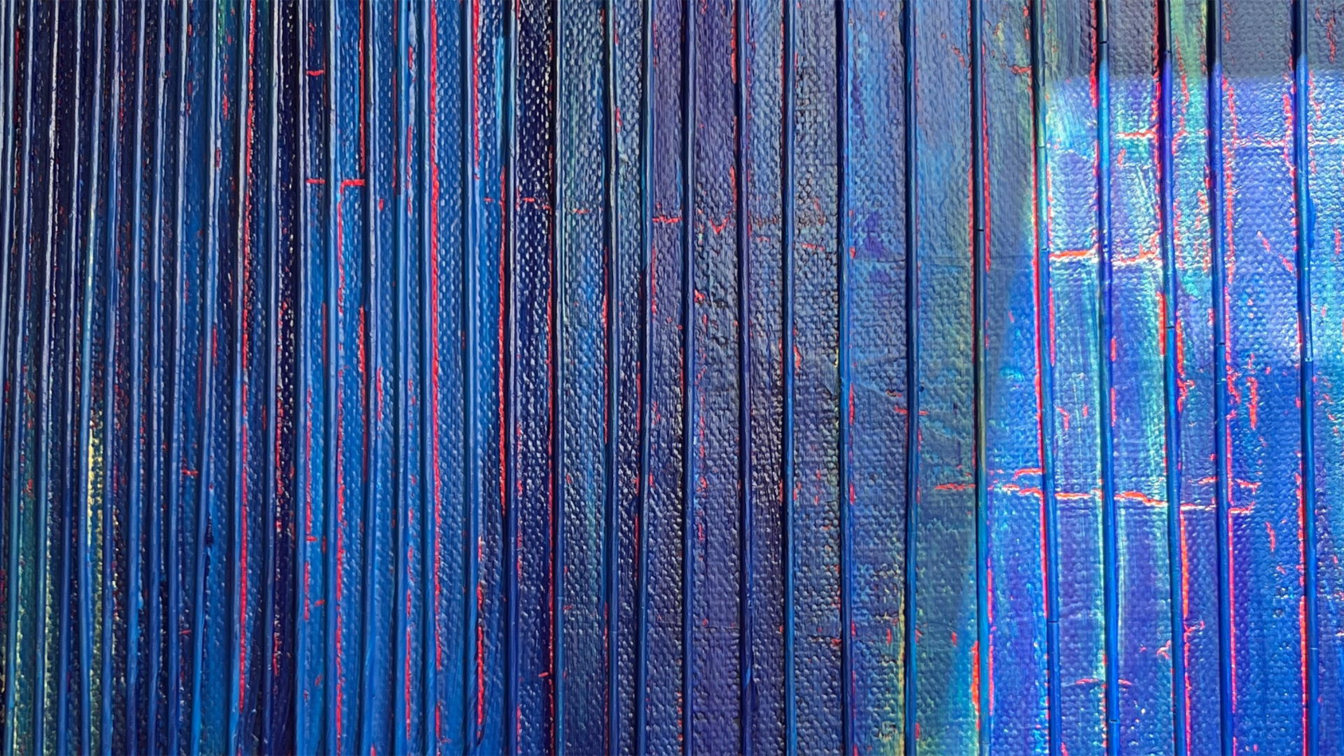 blue abstract detail of painting