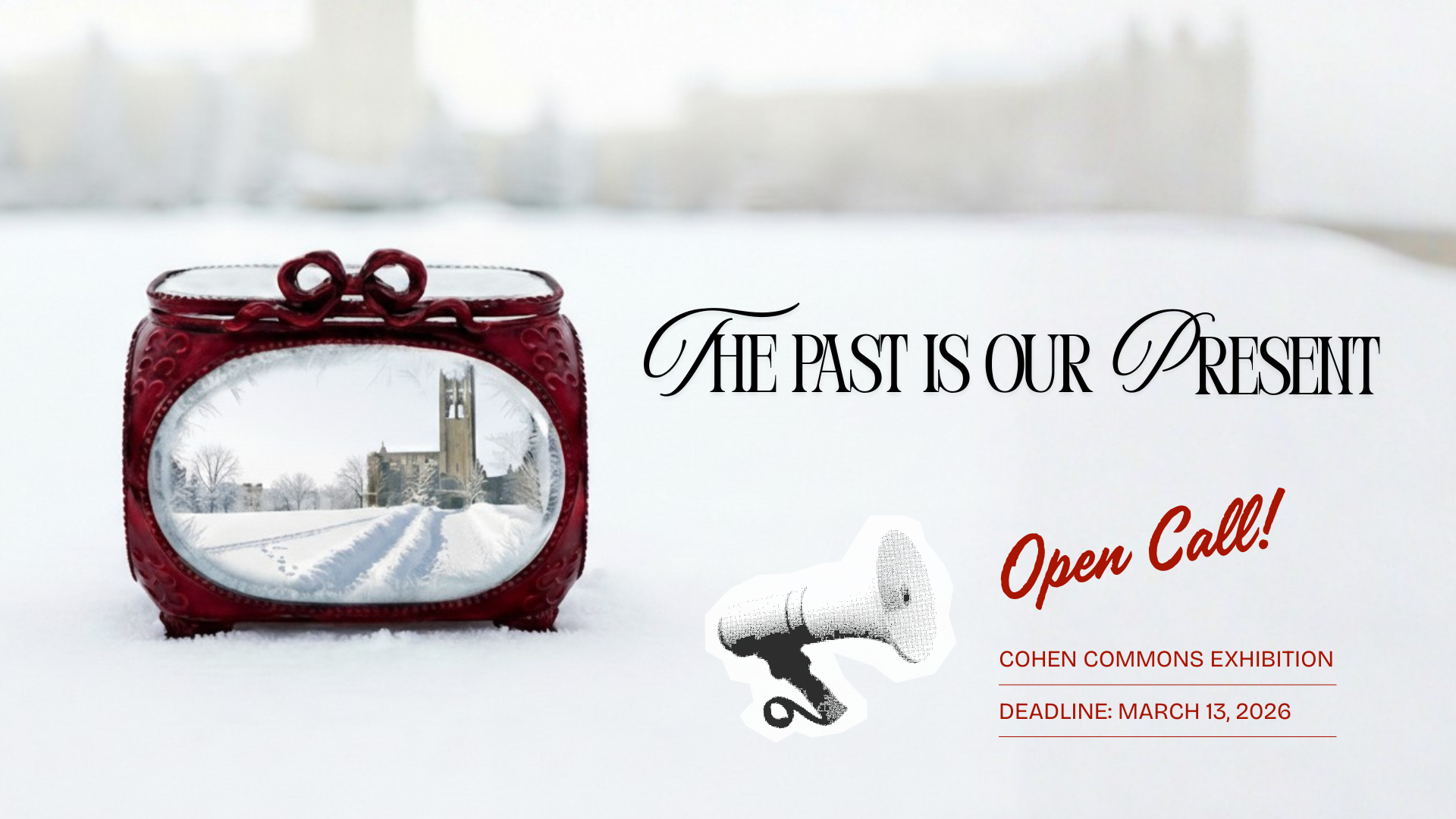 text graphic that says open call