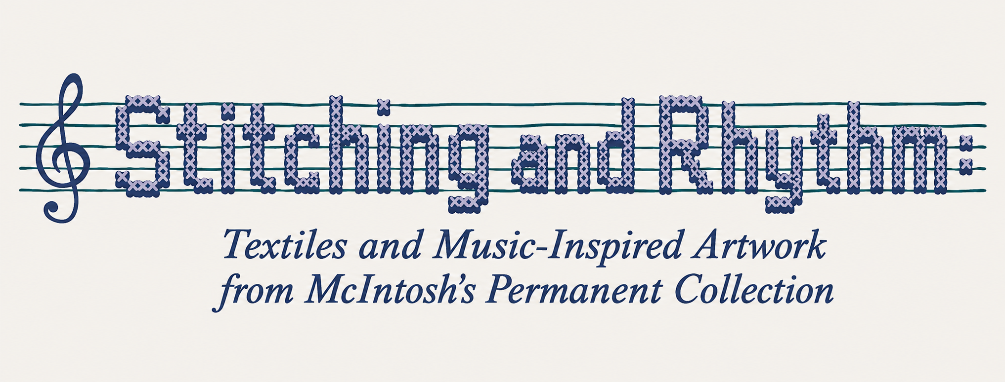 embroidery font "Stitching and Rythm"