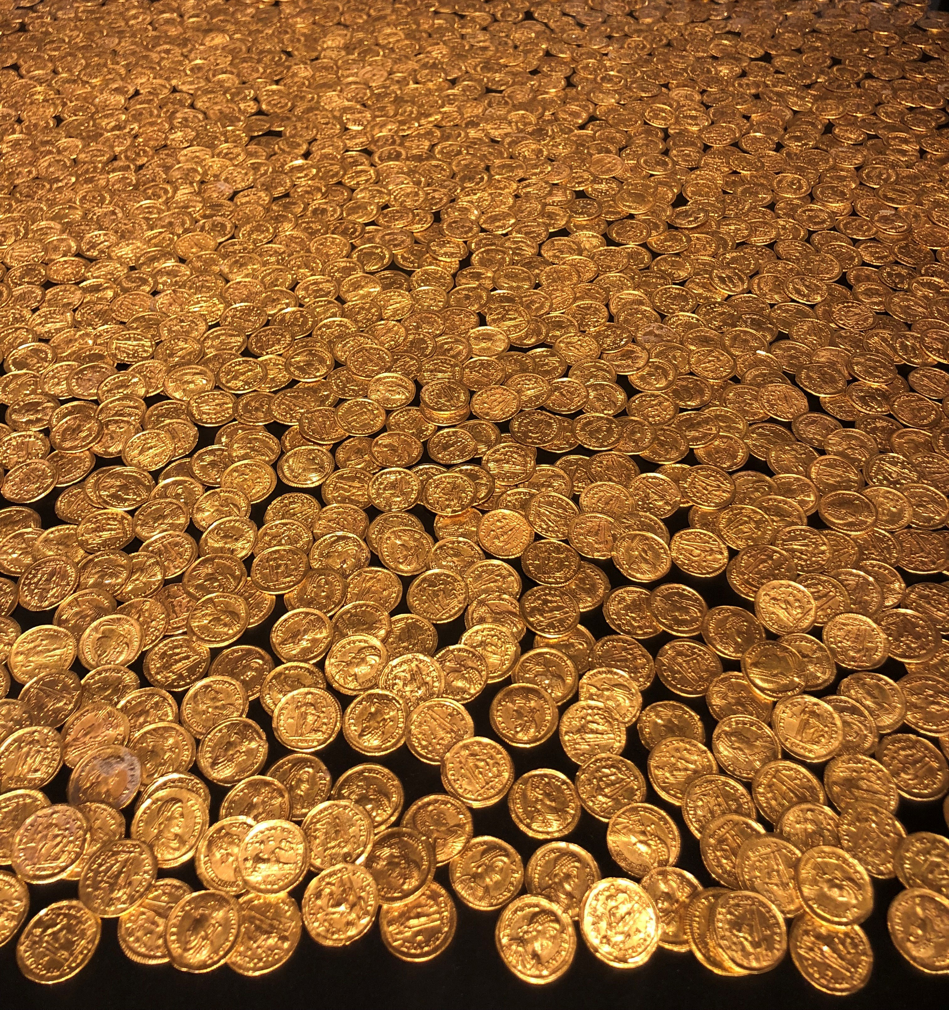 pile of gold coins
