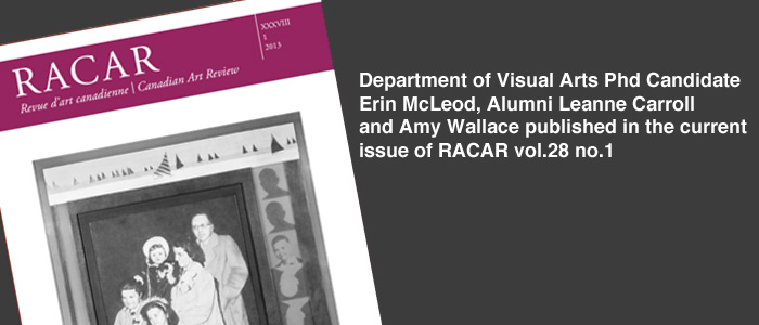 Racar featuring Erin McLeod (PhD) and Alumni Leanne Carroll and Amy Wallace