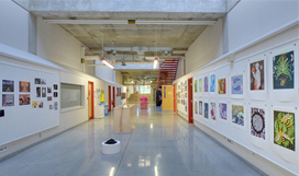 John Labatt Visual Arts Centre hallway gallery