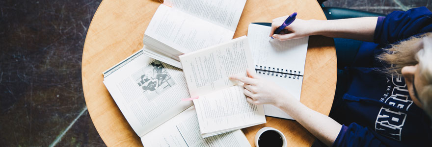 Writing at Table Banner